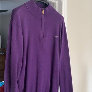 Vineyard vines quarter zip sweater